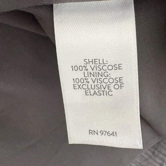 J. Jill Crinkle Textured Smocked Sleeve Dress in Oxford Grey | Like-New | Sz M - Picture 13 of 15